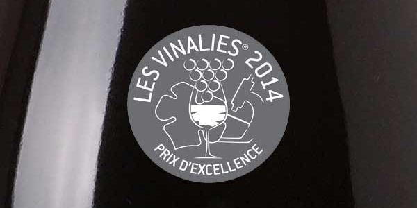 photo prix vinalies 2014 sur la bouteille de vin